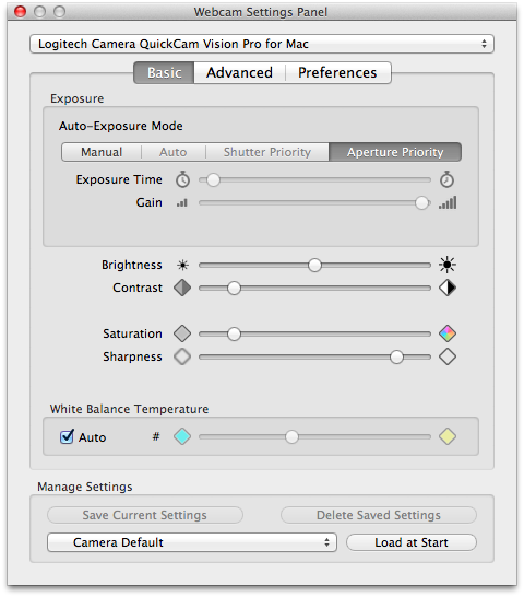 Logitech Webov Kamera Quickcam Vision Pro For Mac